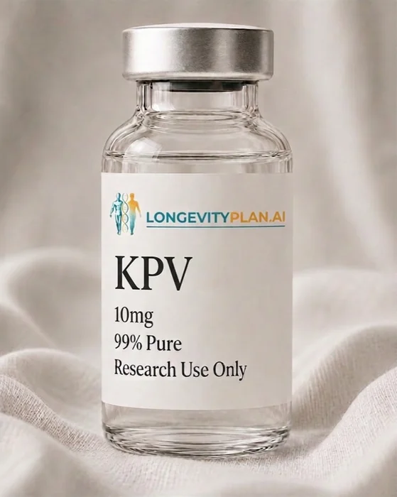 LongevityPlan Research Shop KPV catalogue photograph